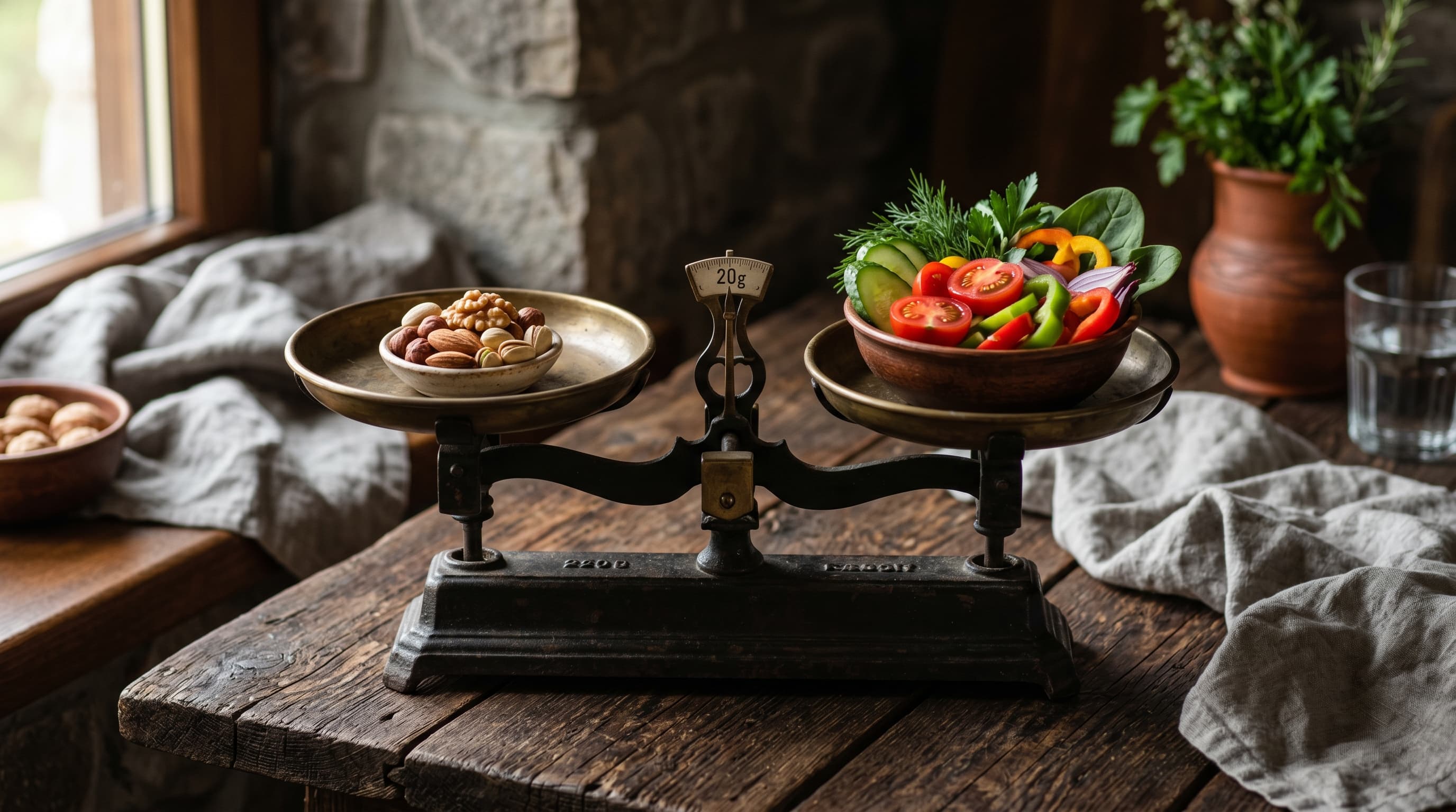 Арэхі ў збалансаваным рацыёне