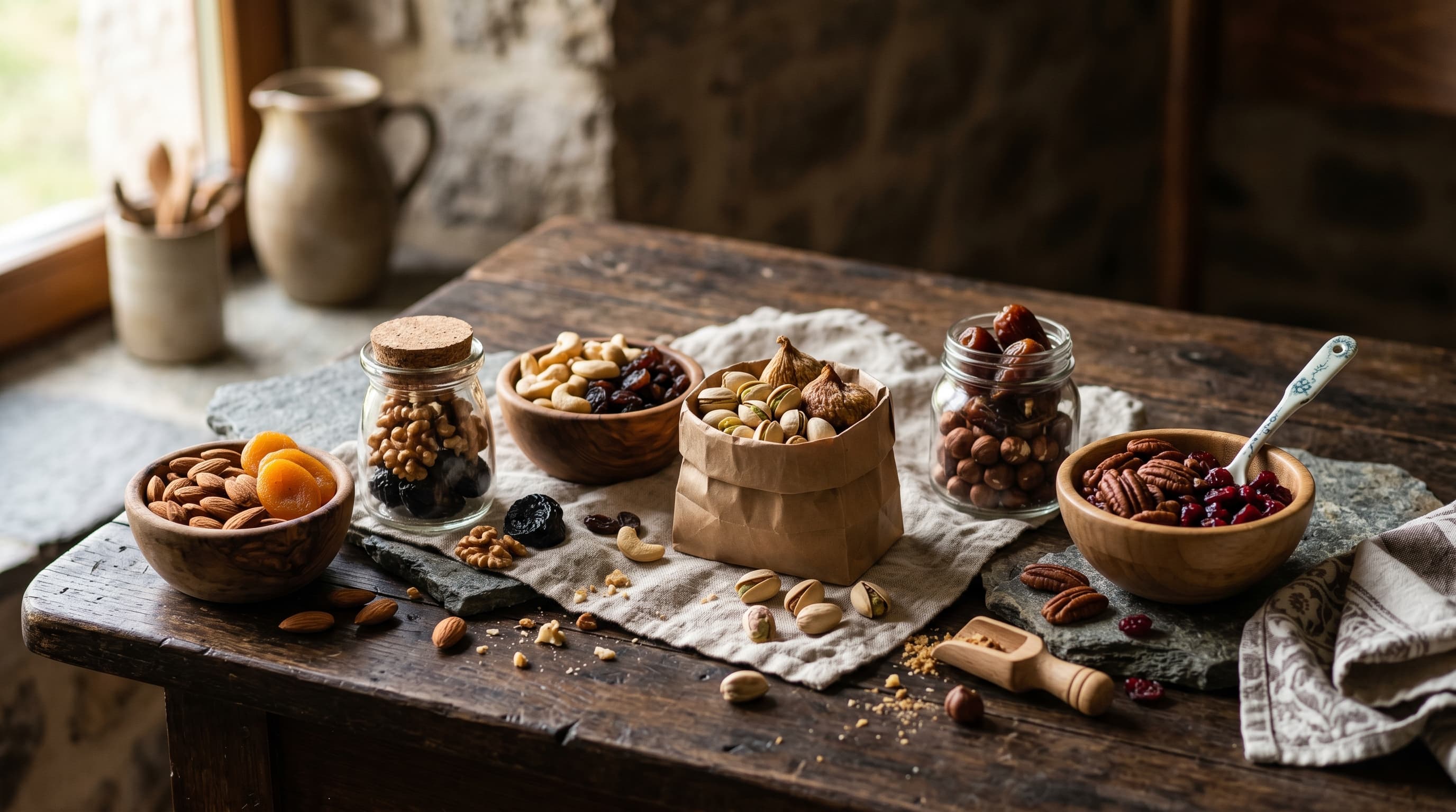 Міксы з арэхаў і сухафруктаў